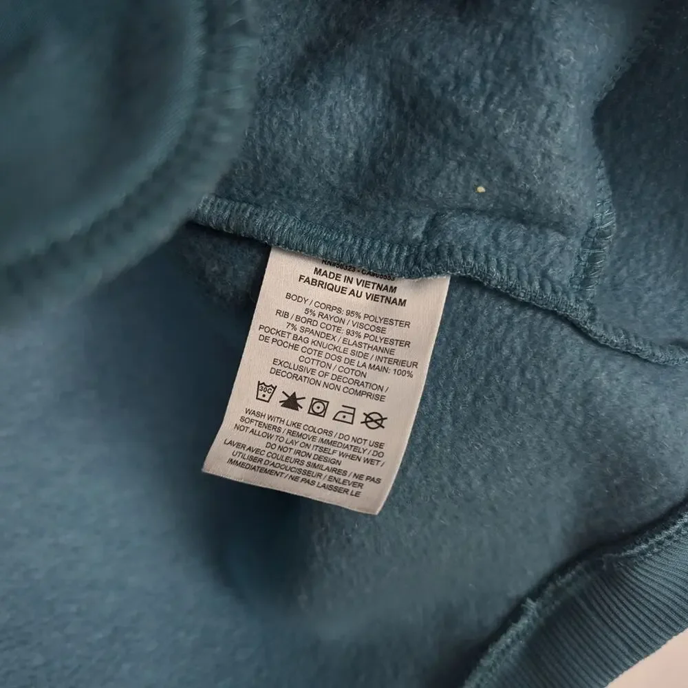 Nike Women's Blue Therma Fleece Cowl Neck Long Sleeve Training Pullover Size S